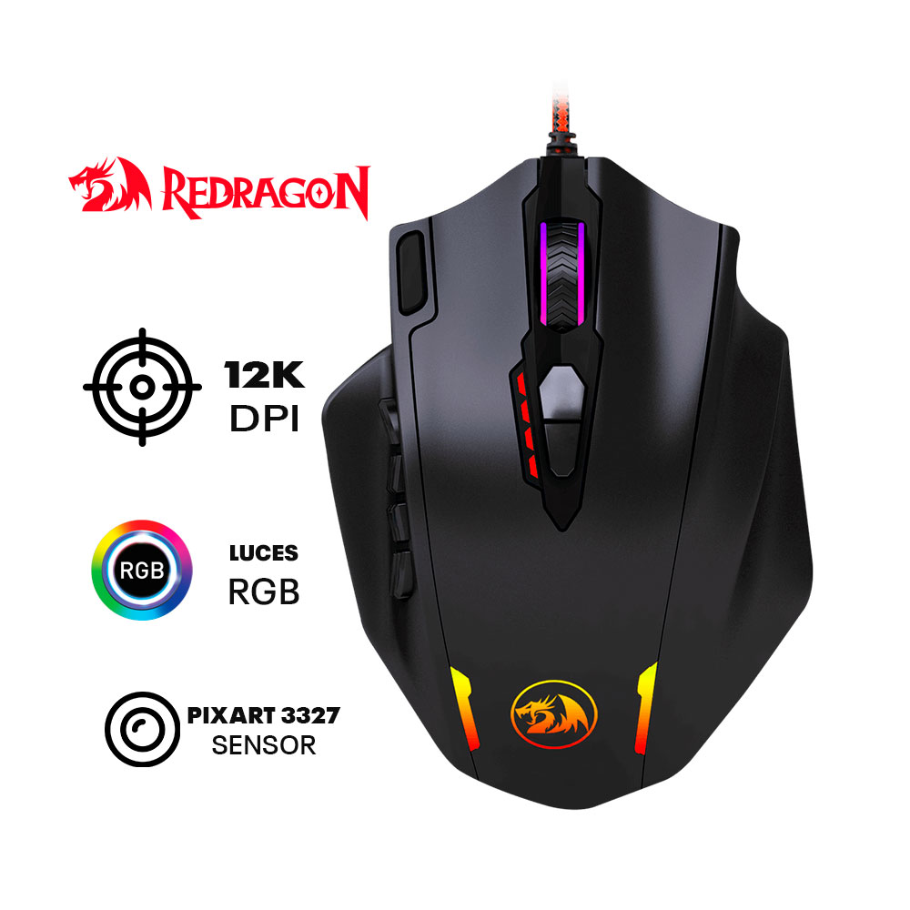 Mouse Redragon Impact M Led Rgb Necdigitalstore Tienda Gamer